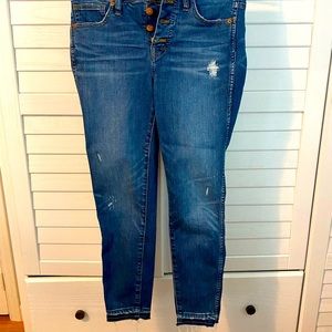 10” Madewell High Rise Skinny